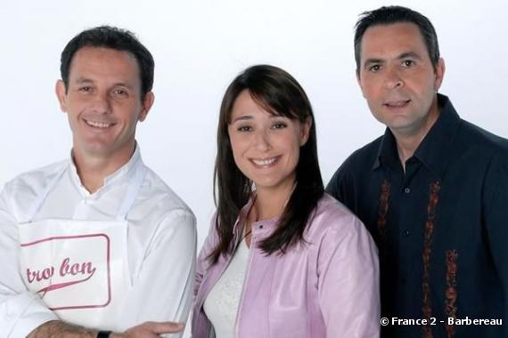 Thierry Alix, Daniela Lumbroso et Damien Galtierprésentent "C trop bon" sur France 2
