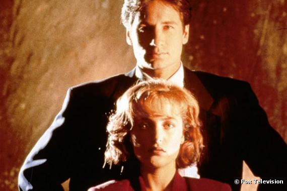 David Duchovny est Fox Mulder et Gillian Anderson est Dana Scully dans "X-files"