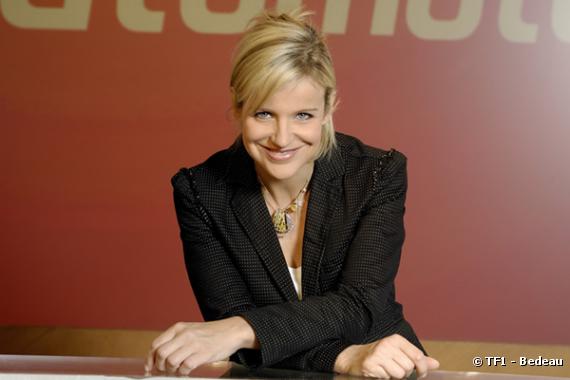Céline Géraud dans "Auto moto" sur TF1