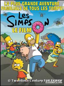 Affiche de "Les Simpson - le film"