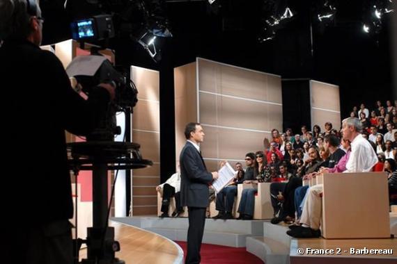 Jean-Luc Delarue sur le plateau de "Ca se discute"