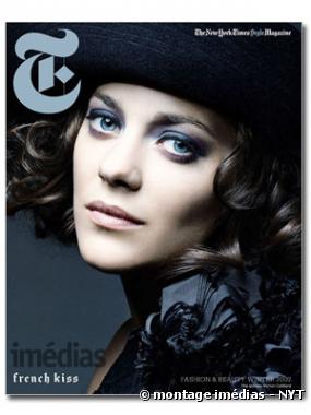 Marion Cotillard, en couverture de "T Magazine"