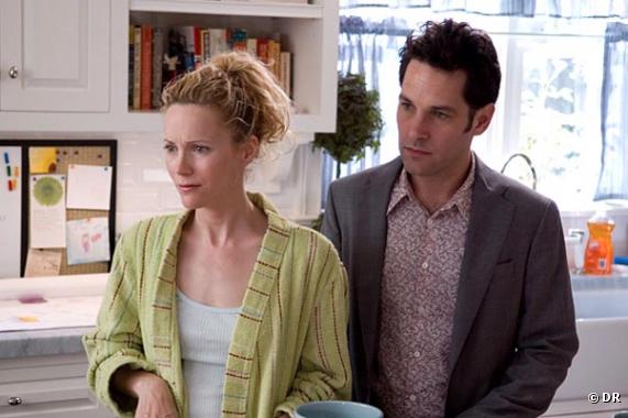 Leslie Mann et Paul Rudd dans "En cloque, mode d'emploi"