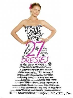 L'affiche américaine de "27 Robes"