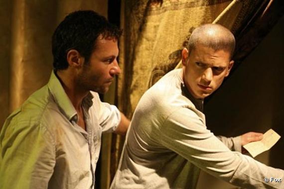 Chris Vance et Wentworth Miller dans "Prison Break"
