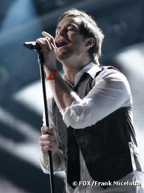David Cook sur le plateau d'American Idol