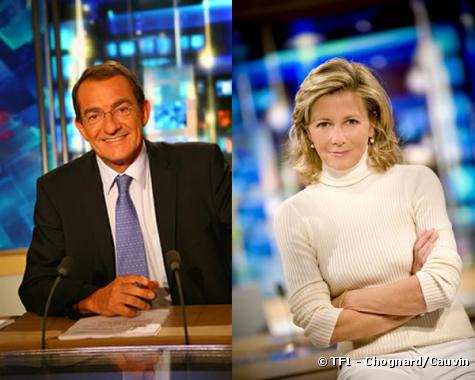 Jean-Pierre Pernaut et Claire Chazal