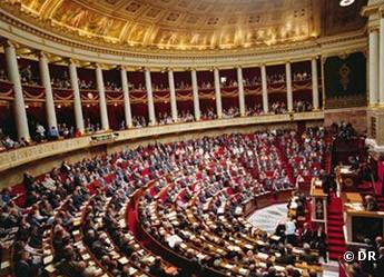 L'hémicycle de l'Assemblée nationale.