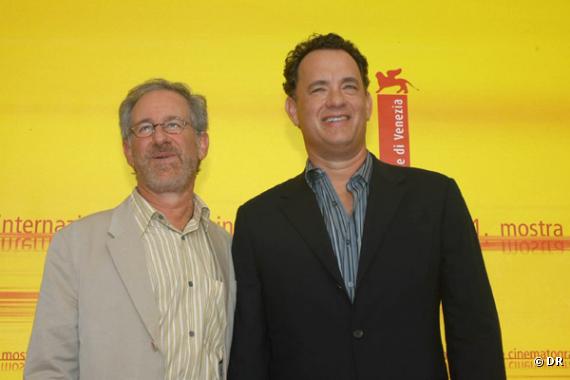 Steven Spielberg et Tom Hanks à Venise