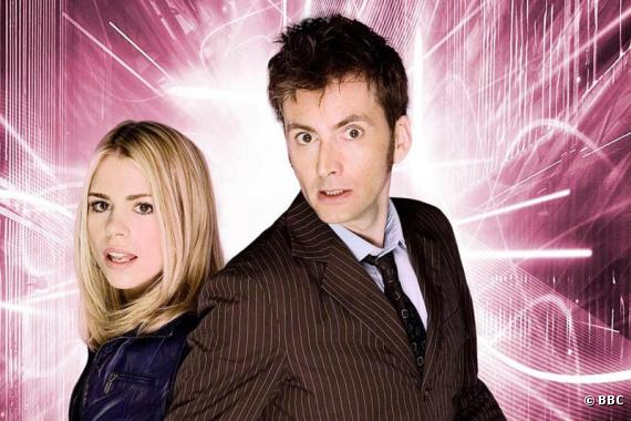 Billie Piper et David Tennant dans "Doctor Who"