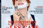 Mylène Farmer en Une du mensuel "Têtu"
