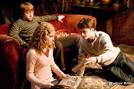 Emma Watson, Daniel Radcliffe et Rupert Grint dans "Harry Potter et le Prince de Sang Mêlé"