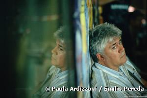 Pedro Almodovar sur le tournage de "Volver".