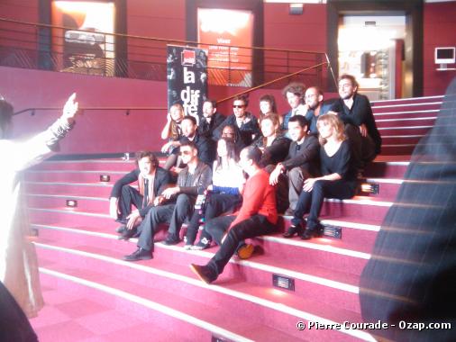 Etienne Daho et les nominés du Prix Constantin 2008.