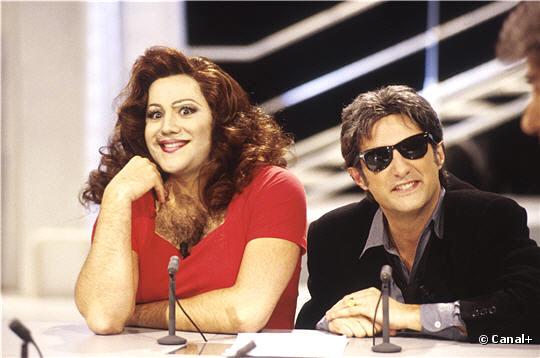 De Caunes et Garcia dans leurs oeuvres...