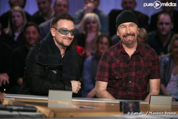 Bono et The Edge, de U2, invités du "Grand Journal"