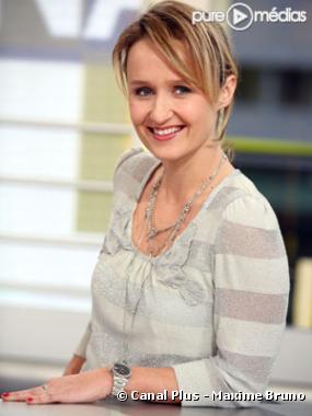 Caroline Roux - "La Matinale" sur Canal +.