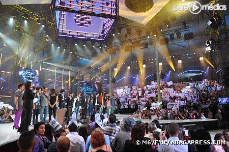 Le plateau de "Nouvelle Star", le 7 avril 2009