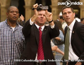 Forrest Whitaker et Matthew Fox dans "Angles d'attaque"
