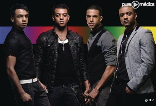 JLS, sur la pochette du single "Beat Again"