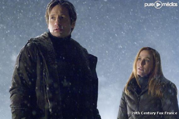 David Duchovny et Gillian Anderson dans "X-Files : Regeneration"
