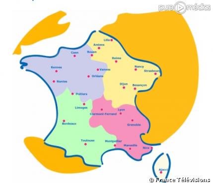 Le redécoupage du réseau régional de France 3 : 24 antennes de proximité et 4 pôles de gouvernance