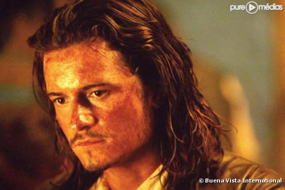 Orlando Bloom dans "Pirates des Caraïbes, le secret du coffre maudit".