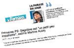 Le PS vole au secours de Martine Aubry après sa petite phrase contre Ségolène Royal