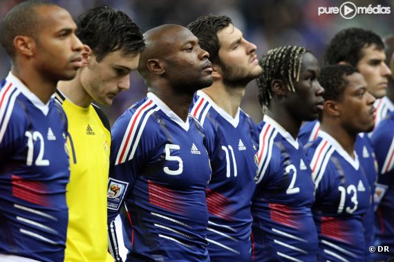 L'Equipe de France de foot en 2009