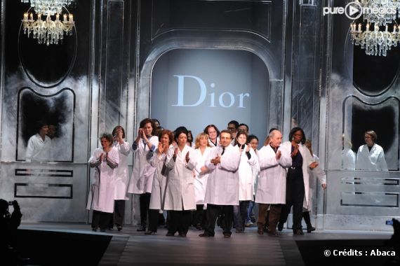 Le défilé Dior, le 4 mars 2011 à Paris