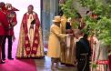 La reine Elizabeth II arrive à l'Abbaye de Westminster