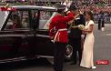 Kate Middleton arrive à l'Abbaye de Westminster