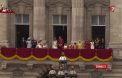 La famille royale sur le balcon de Buckingham