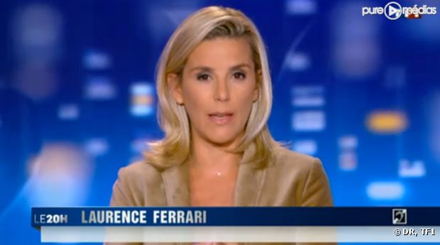 Laurence Ferrari, le 21 septembre 2011 sur TF1.