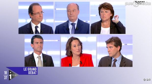 Le débat des primaires PS, organisé sur i-TELE, LCP et Europe 1.
