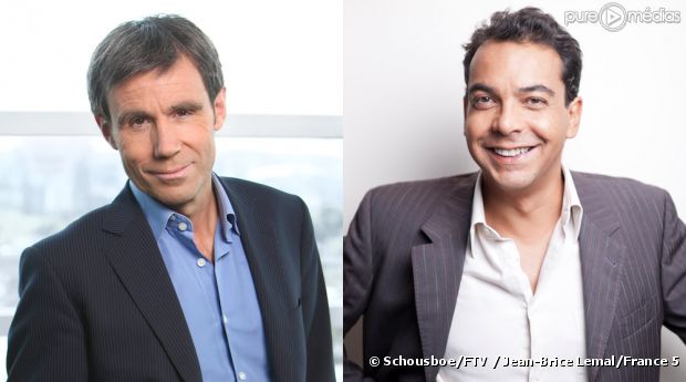 Patrick Cohen et David Pujadas