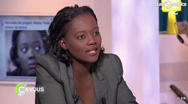 Rama Yade, sur le plateau de "C a vous" sur France 5.