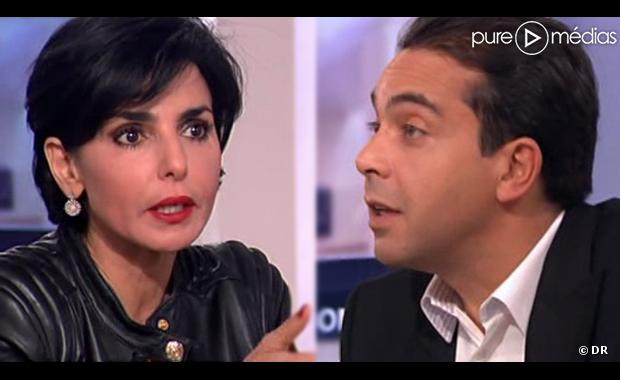 Rachida Dati face à Patrick Cohen dans "C a vous" sur France 5.