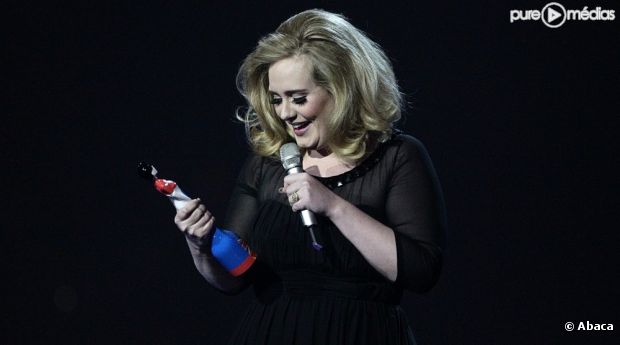 Adele aux Brit Awards 2012