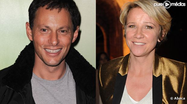 Marc-Olivier Fogiel et Ariane Massenet.