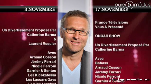 Laurent Ruquier a disparu du générique du "Ondar Show"