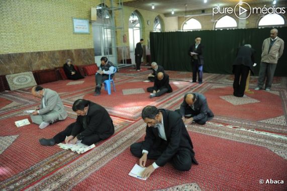 Lors d'élections parlementaires, le 2 mars 2012, en Iran.