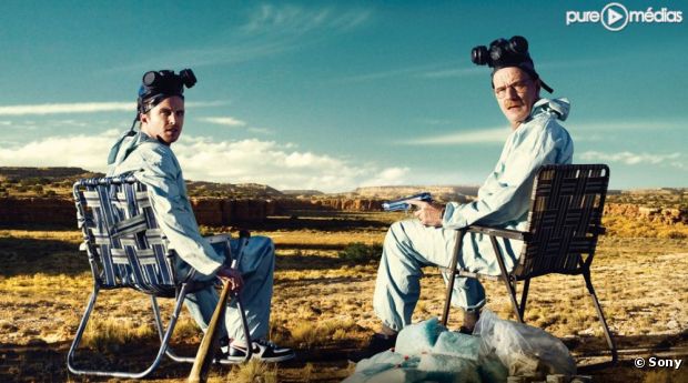 Affiche promotionnelle de "Breaking Bad"