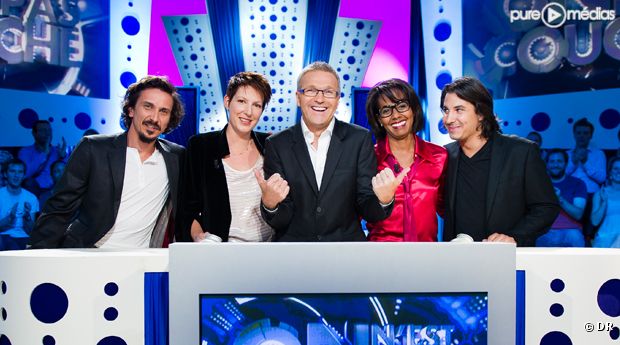 Arnaud Tsamère, Audrey Pulvar, Jérémy Ferrari, Laurent Ruquier et Natacha Polony.