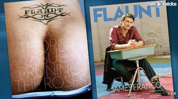 Le magazine "Flaunt" avec James Franco.