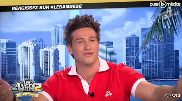 Mickael Vendetta lors de la deuxième saison des "Anges de la télé-réalité" sur NRJ 12