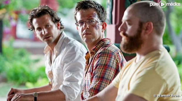Bradley Cooper, Ed Helms et Zach Galifianakis dans "Very Bad Trip 2"