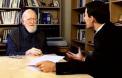 Marc-Olivier Fogiel interviewe l'abbé Pierre dans ONPP du 30 octobre 2005