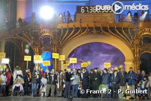 La marche des maladies rares sur le plateau du Téléthon 2005 le 3 décembre 2005