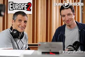 Nagui et Manu Lévy animent "Nagui est du matin... Manu moins" sur Virgin Radio